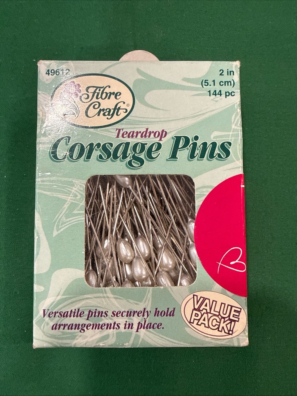Fire-Craft Teardrop Corsage Pins 144 Pc. 2in Length. 65B